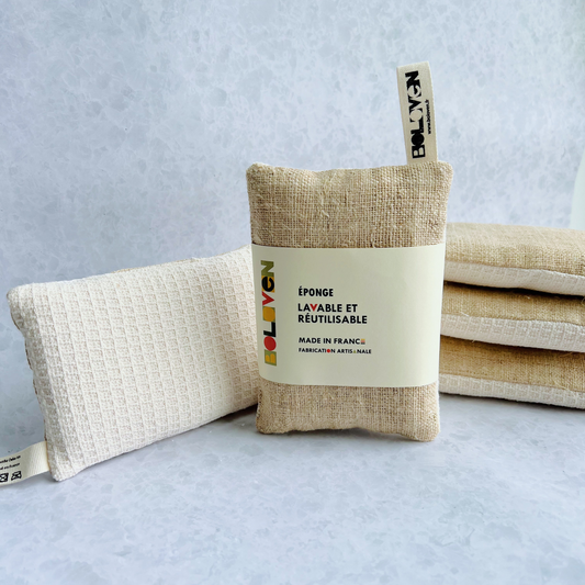 Éponge vaisselle lavable upcyclé