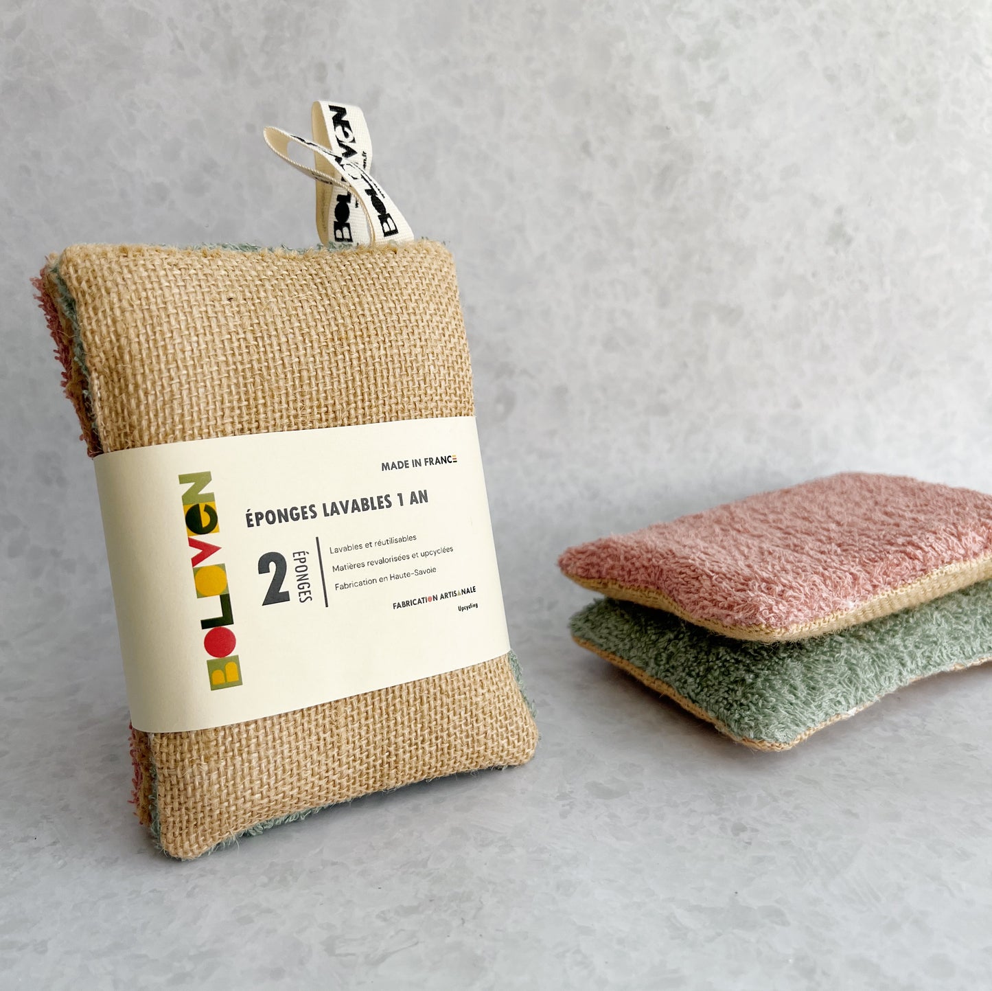 Kit de 2 éponges lavables en mousse | Upcycling