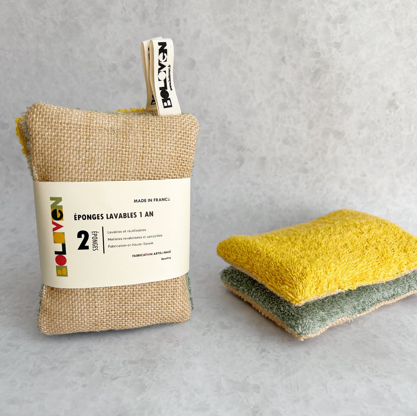 Kit de 2 éponges lavables en mousse | Upcycling