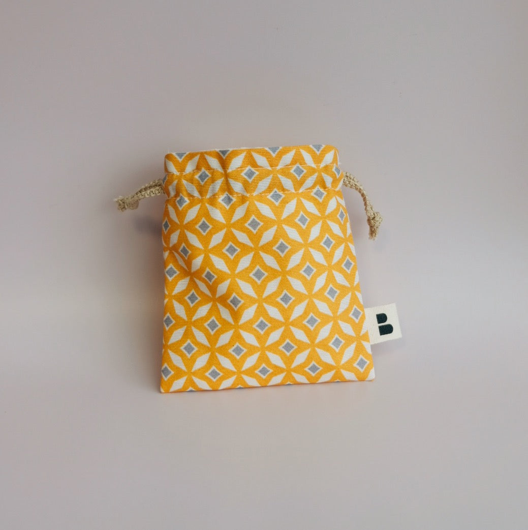 Pochette de transport pour savon | soleil graphique