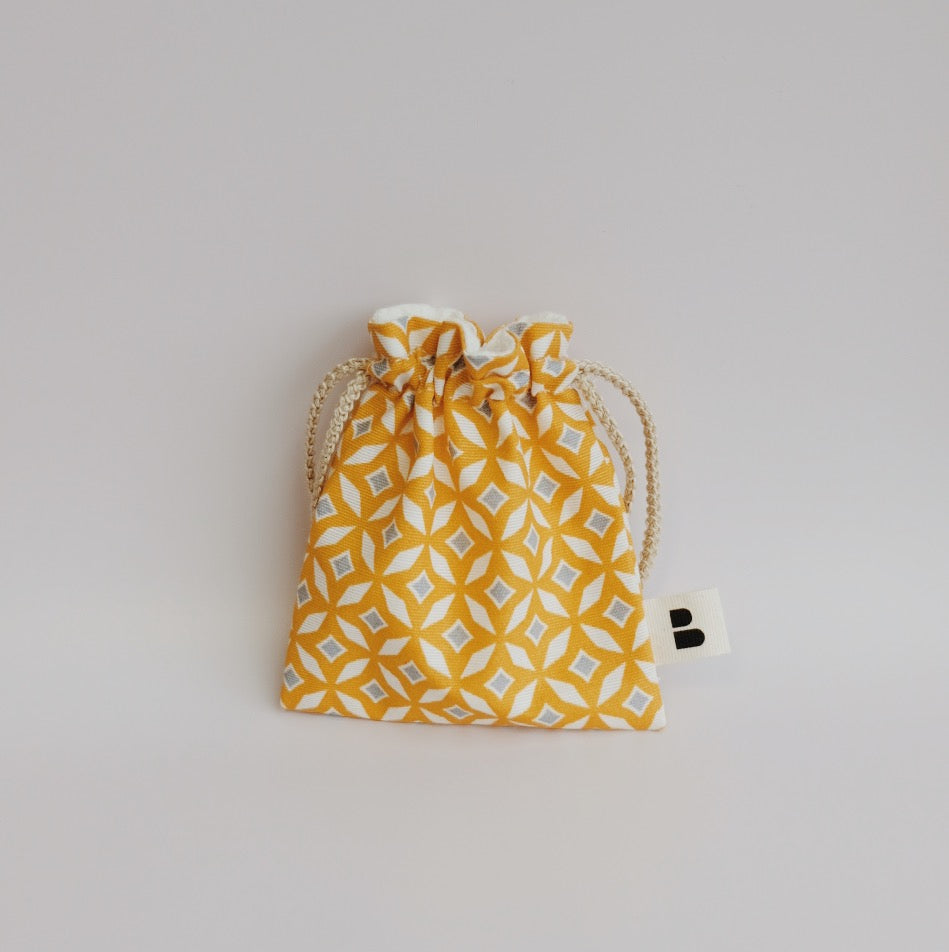 Pochette de transport pour savon | soleil graphique