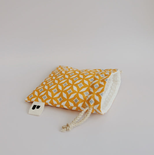 Pochette de transport pour savon | soleil graphique