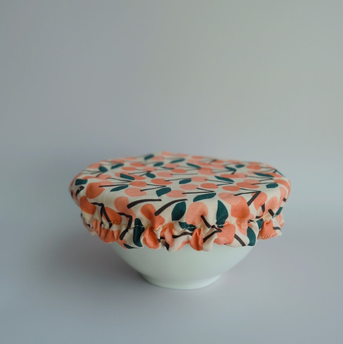 Kit de 3 charlottes Recouvre-Plat en Coton GOTS | CERISE