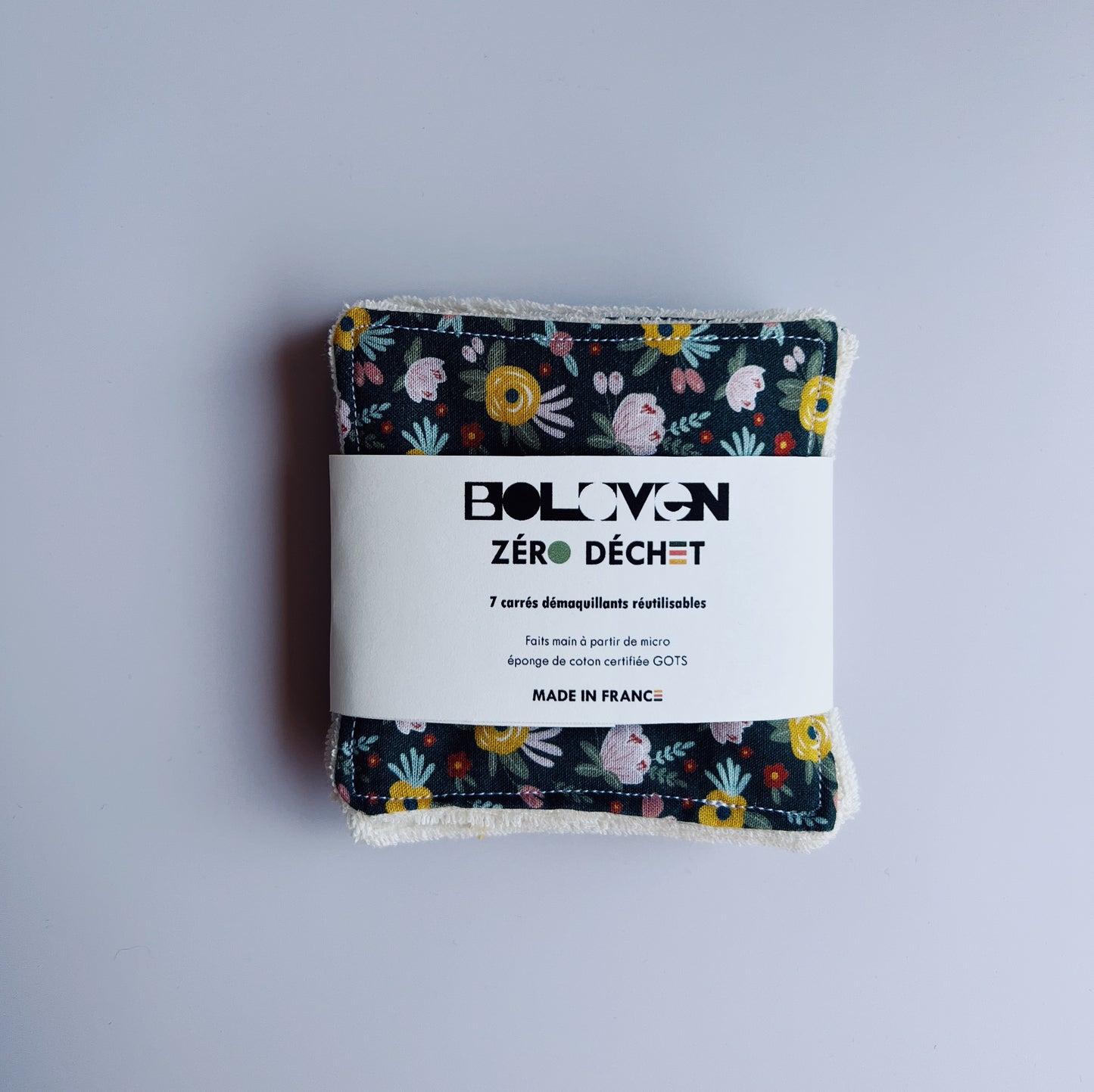 Kit de 7 cotons lavables en micro éponge de coton biologique | Green