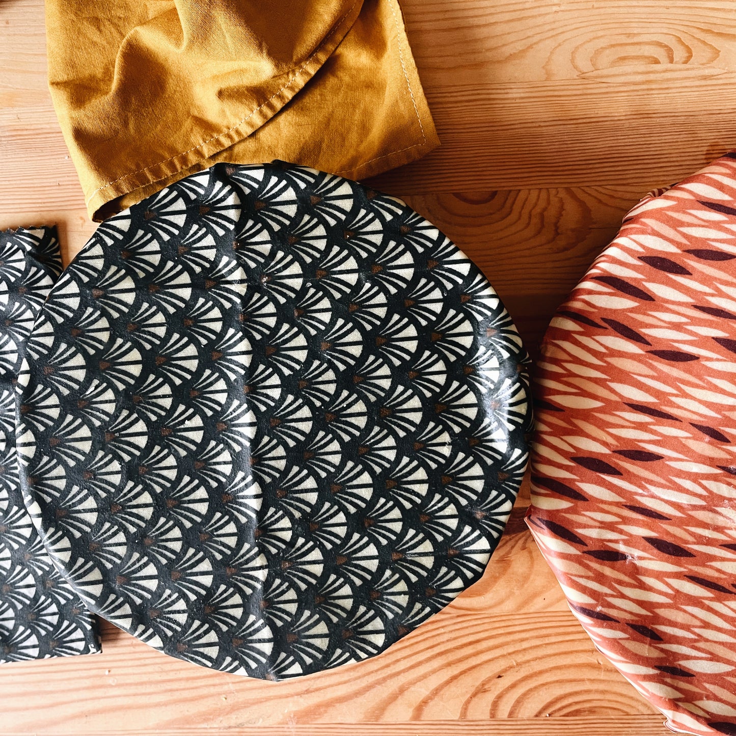 Emballage écologique | Kit de 3 Bee Wraps taille M