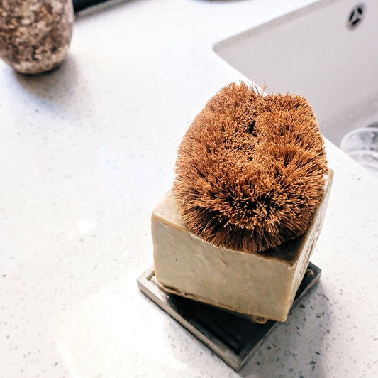 Brosse vaisselle en fibre naturelle