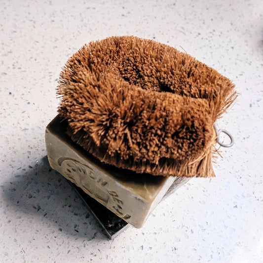 Brosse vaisselle en fibre naturelle