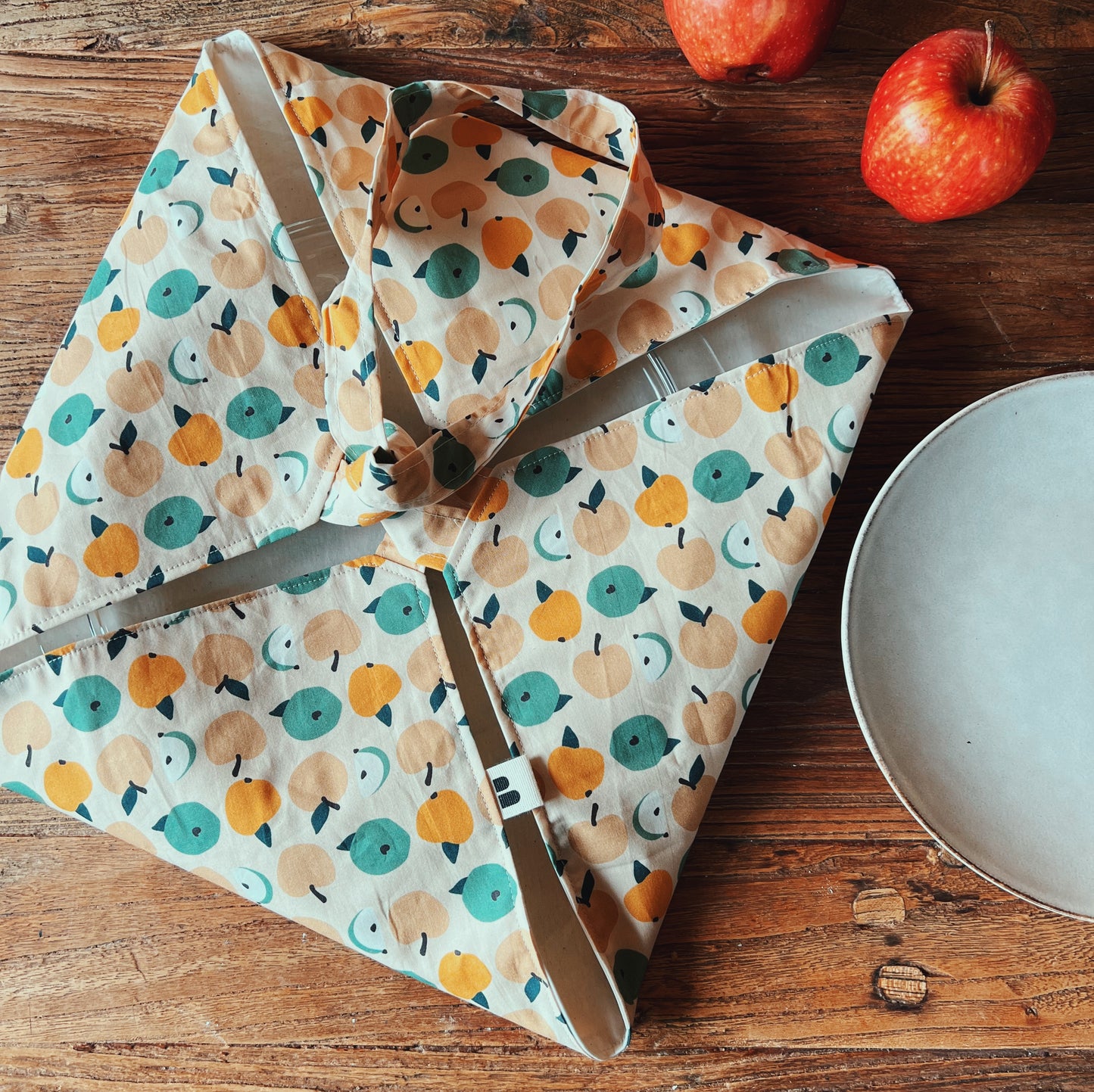 Sac à tarte en coton bio GOTS