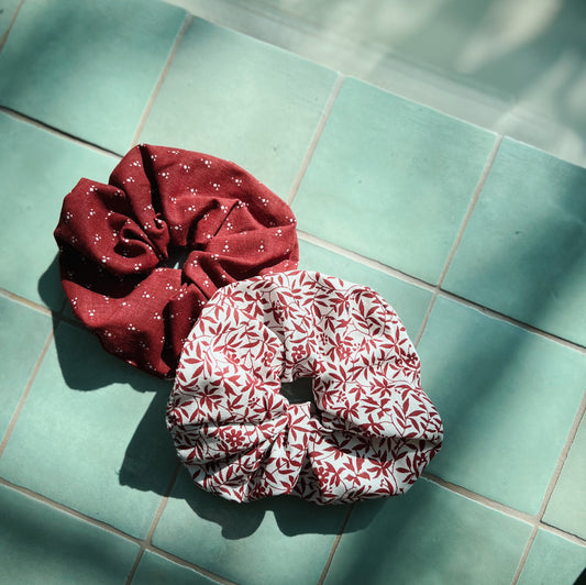 Le Duo de Chouchous Oversize | Rouge Terracotta
