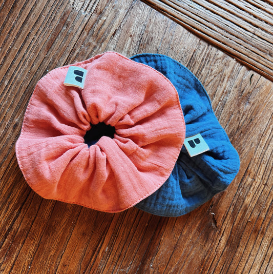 Le Duo de Chouchous Oversize | Gaze de coton upcyclé