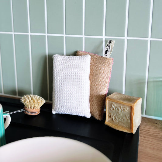Kit de 2 éponges lavables en mousse | Upcycling