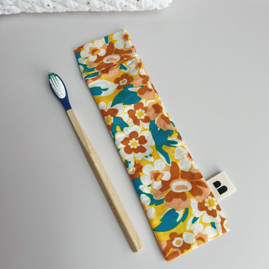 Pochette de transport brosse à dent | Coton bio upcyclé
