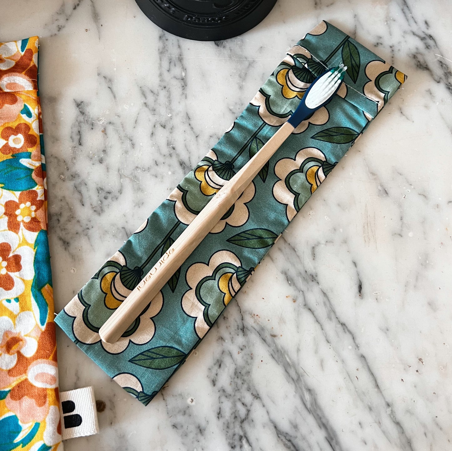 Pochette de transport brosse à dent | Coton bio upcyclé