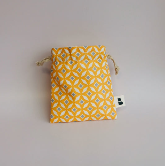Pochette de transport pour savon | soleil graphique