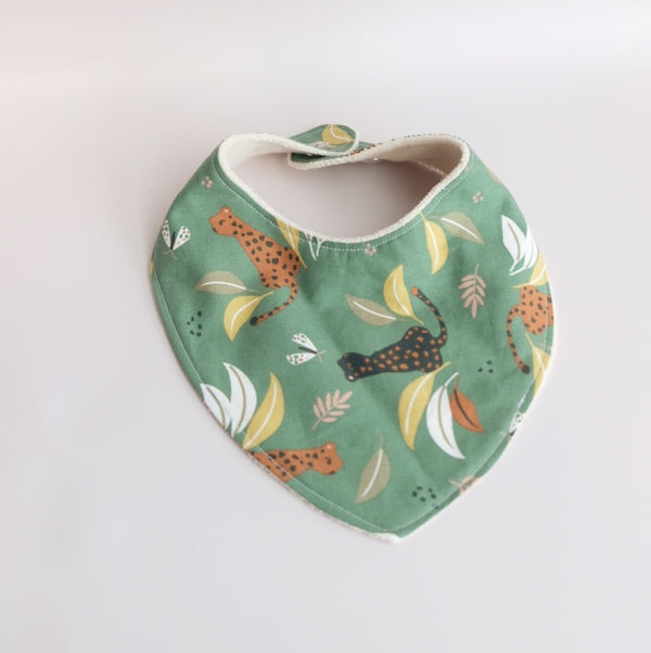 Bavoirs Bandanas bébé en tissu upcyclé